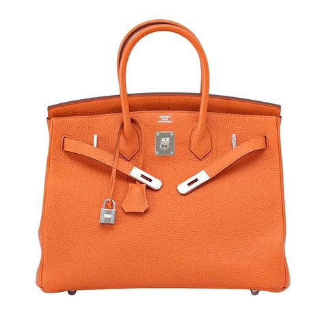 hermes birkin bag 35 togo orange women's handbag - standard|hermes birkin 25cm price.